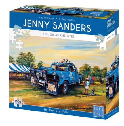 Blue Opal Jenny Sanders 1000 Piece Jigsaw - At the Ute Fair
