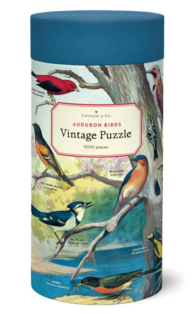 Cavallini & Co Jigsaw Puzzle 1000 Piece  - Audubon Birds