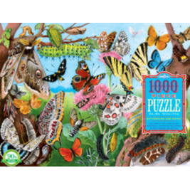Eeboo Jigsaw Puzzle 1000 Piece - Butterflies and Moths