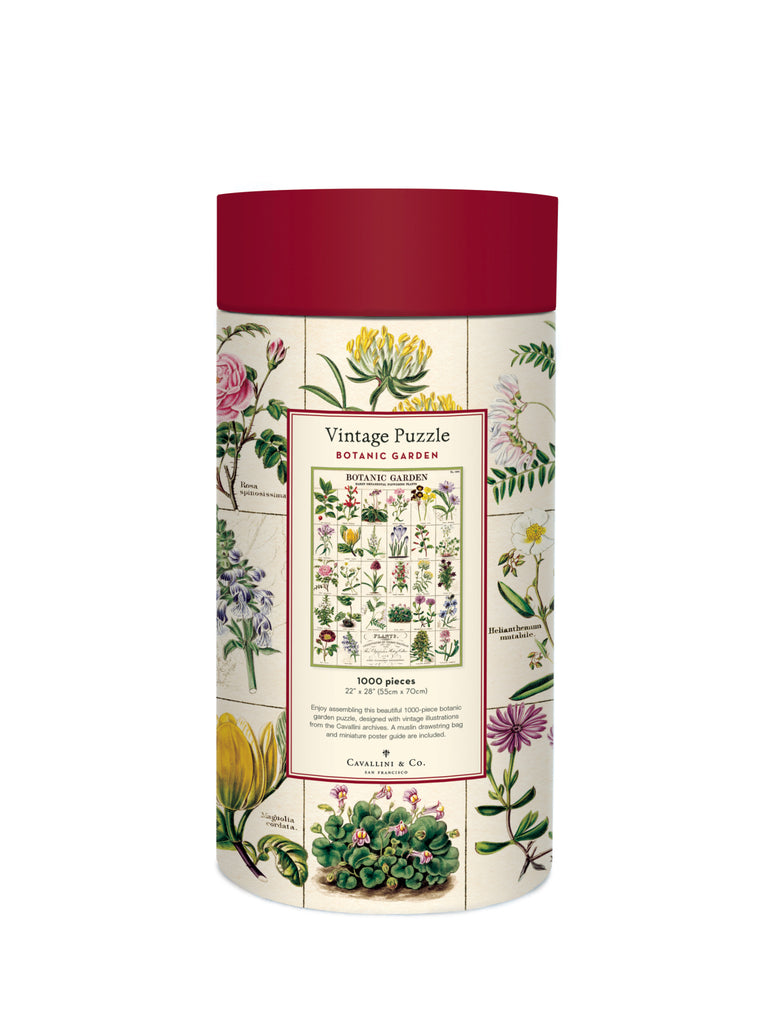 Cavallini & Co Jigsaw Puzzle 1000 Piece - Botanic Garden | MindConnect Australia