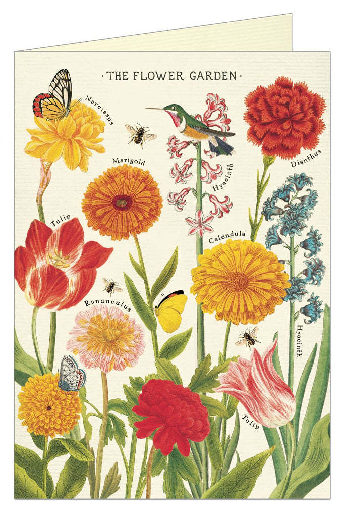 Greeting Card Cavallini and Co - Flower Garden