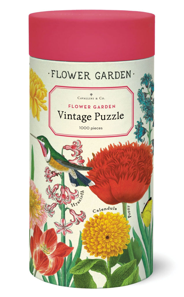 Cavallini & Co Jigsaw Puzzle 1000 Piece - Flower Garden