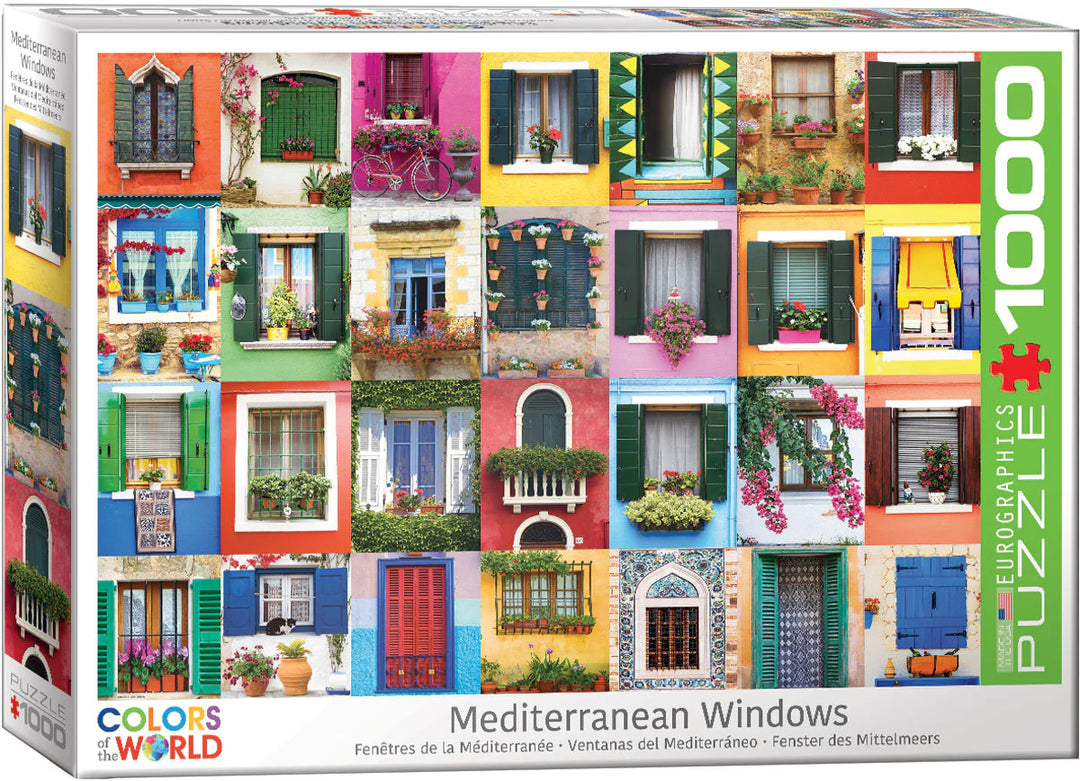 Eurographics Mediterranean Windows 1000pc Jigsaw Puzzle