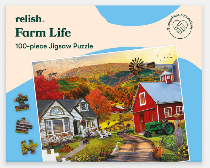 Relish 100 Piece Jigsaw - Farm Life