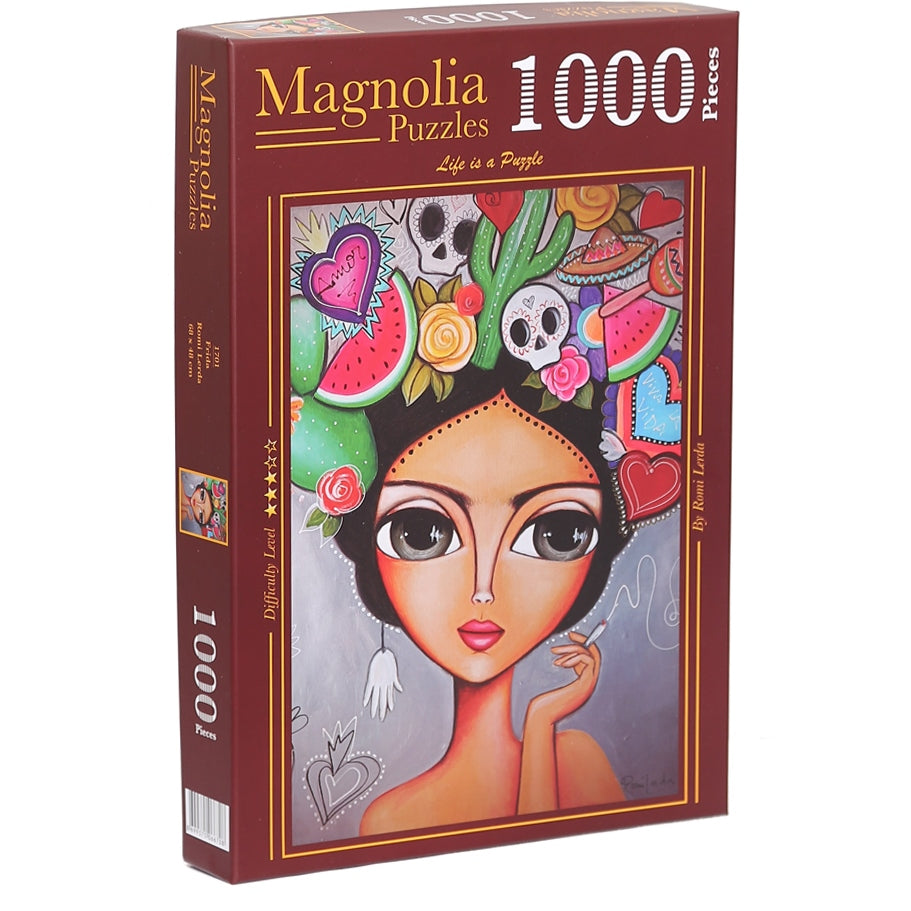 Magnolia 1000 Piece Jigsaw Puzzle - Frida