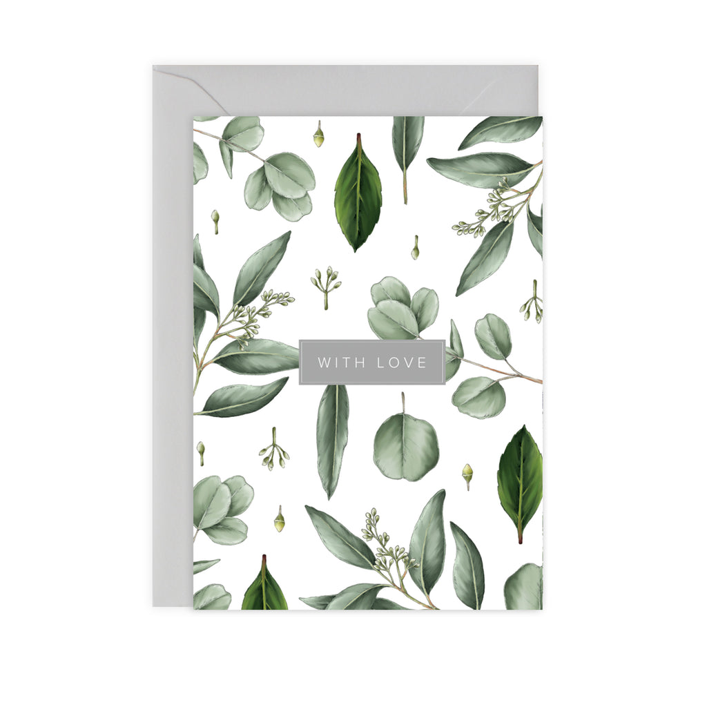 Greeting Card - Greenery With Love