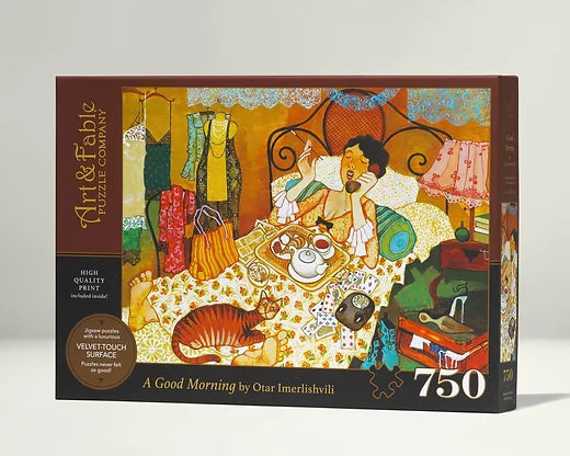 Art & Fable Velvet Touch 750 Piece Jigsaw - A Good Morning