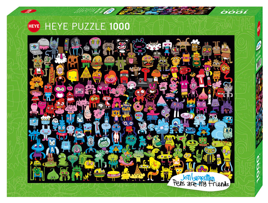 Heye - Doodle Rainbow 1000 Piece Jigsaw Puzzle