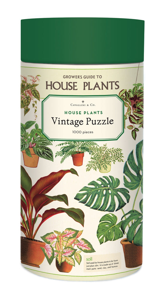 Cavallini & Co Jigsaw Puzzle 1000 Piece - House Plants | MindConnect Australia