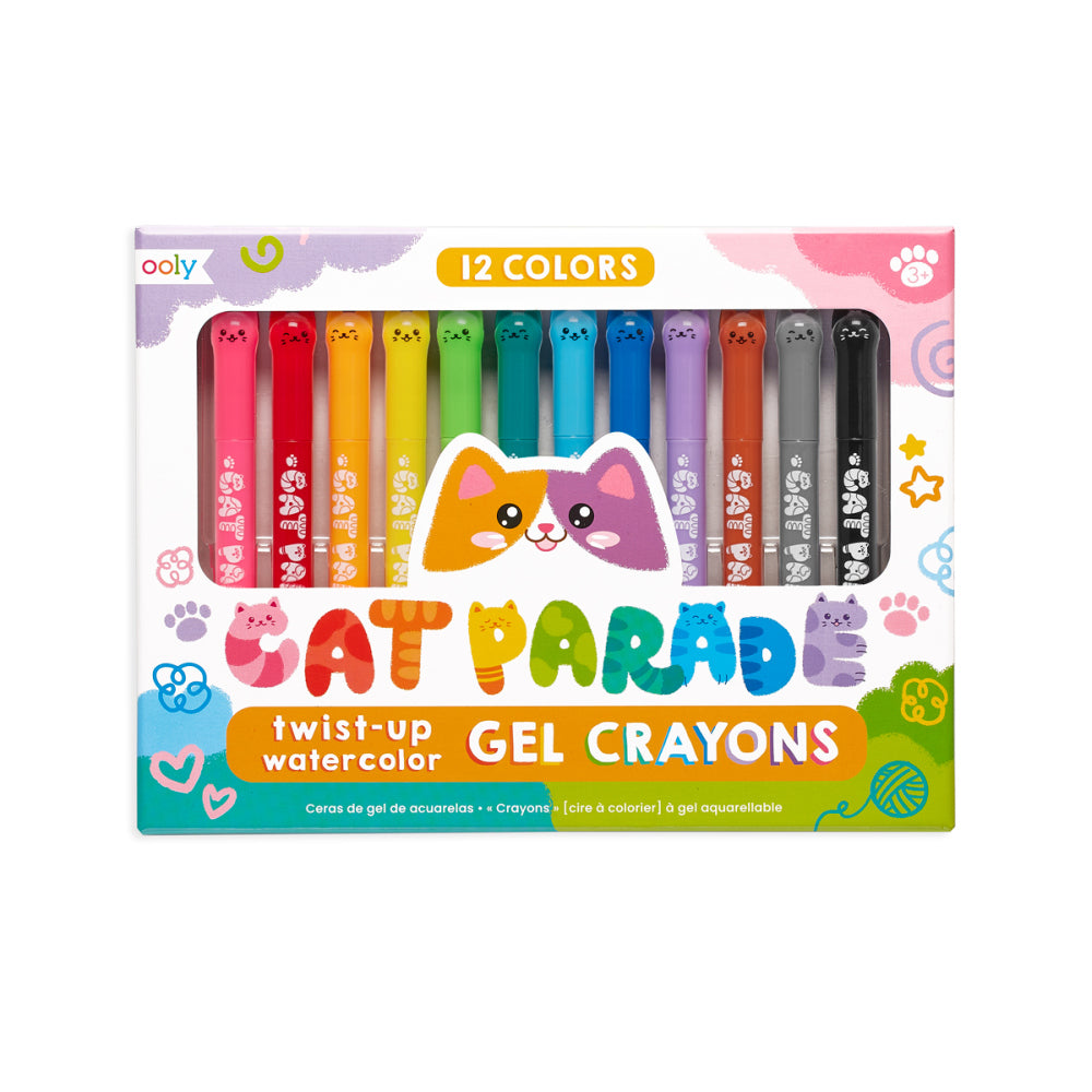 Ooly Crayons - Gel Crayons Cat Parade