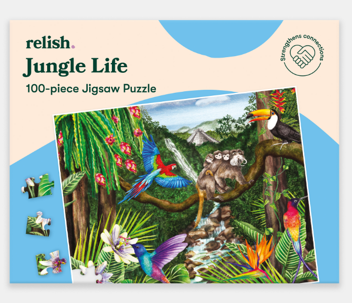 Relish 100 Piece Jigsaw - Jungle Life