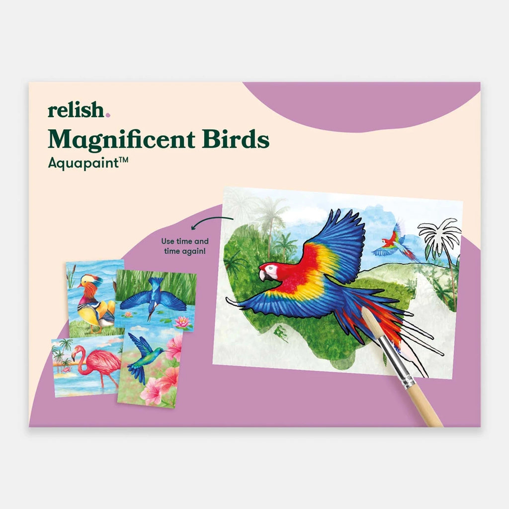 Relish Aquapaint - Magnificent Birds