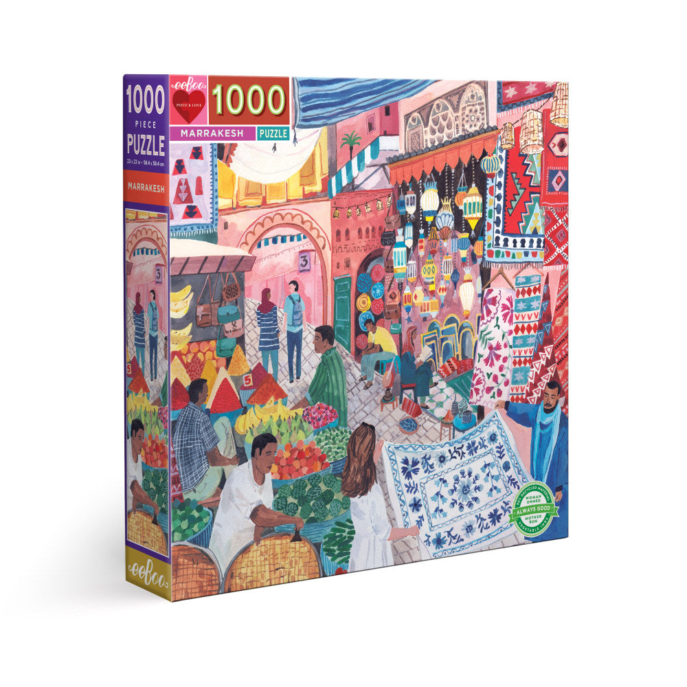 Eeboo 1000 Piece Jigsaw - Marrakesh