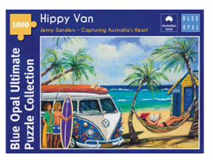 Blue Opal Jenny Sanders Ultimate Collection 1000 Piece Jigsaw - Hippy Van