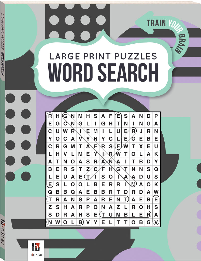 Large Print Puzzle Book: Word Search 1