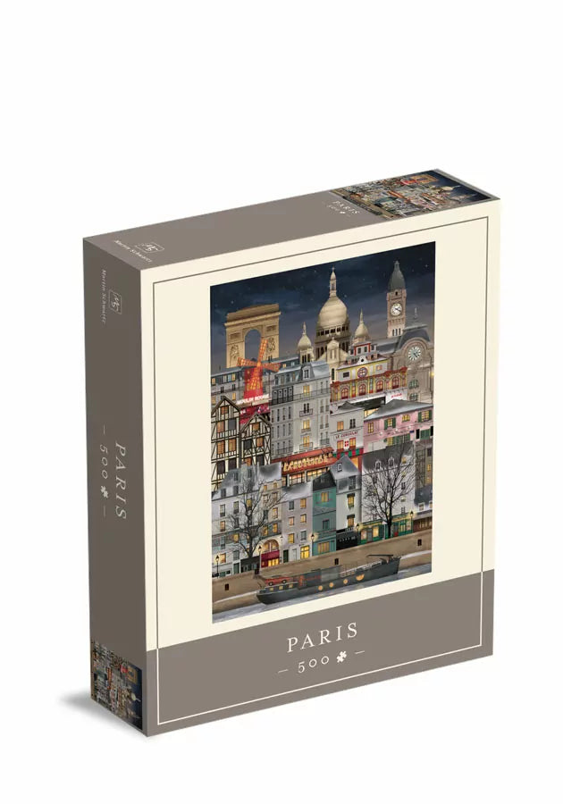 Martin Schwartz Jigsaw Puzzle 500 Piece - Christmas in Paris