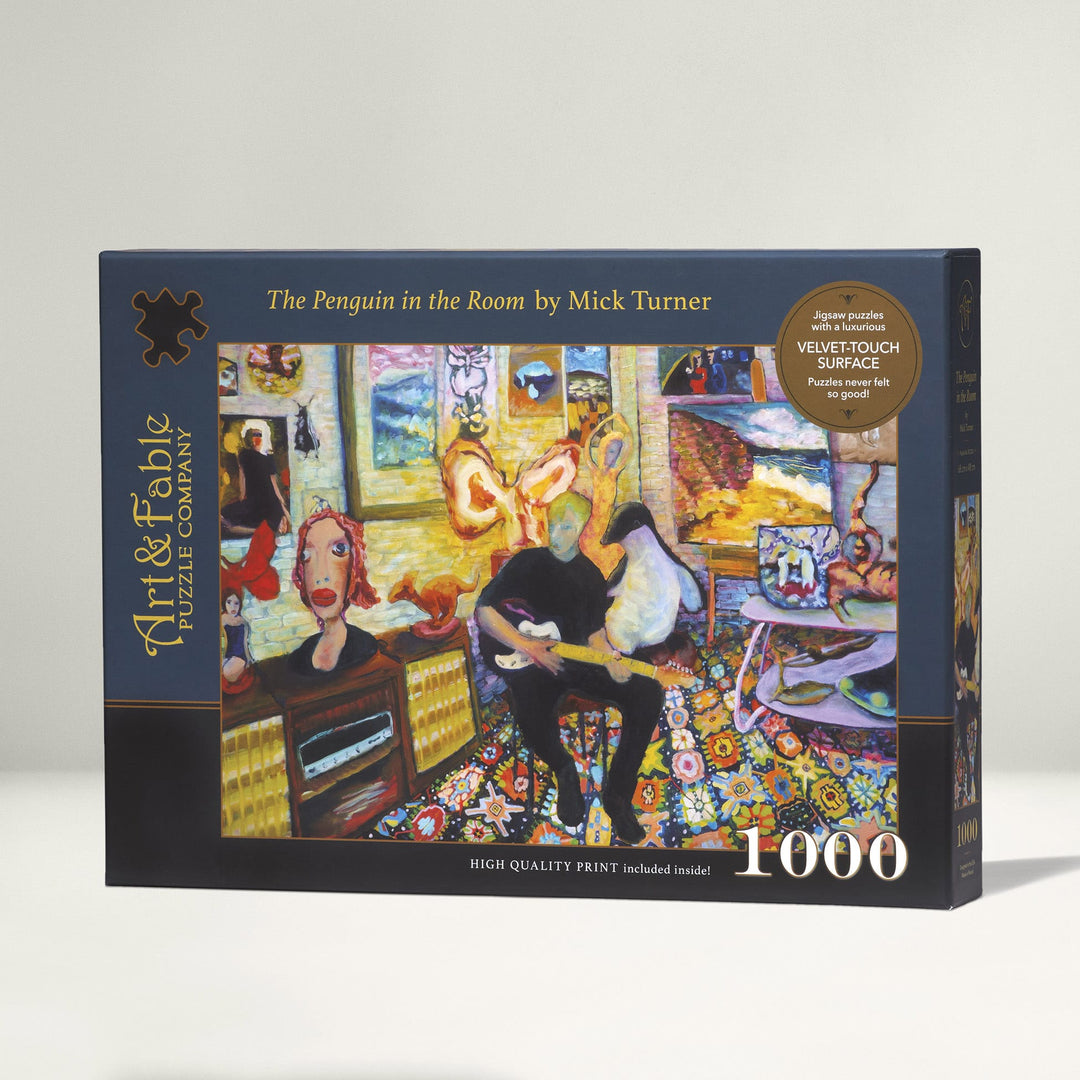Art & Fable 1000 Piece - Penguin in the Room