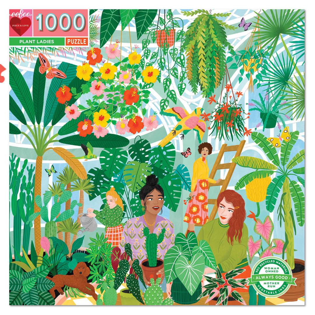 EeBoo 1000 Piece - Plant Lady