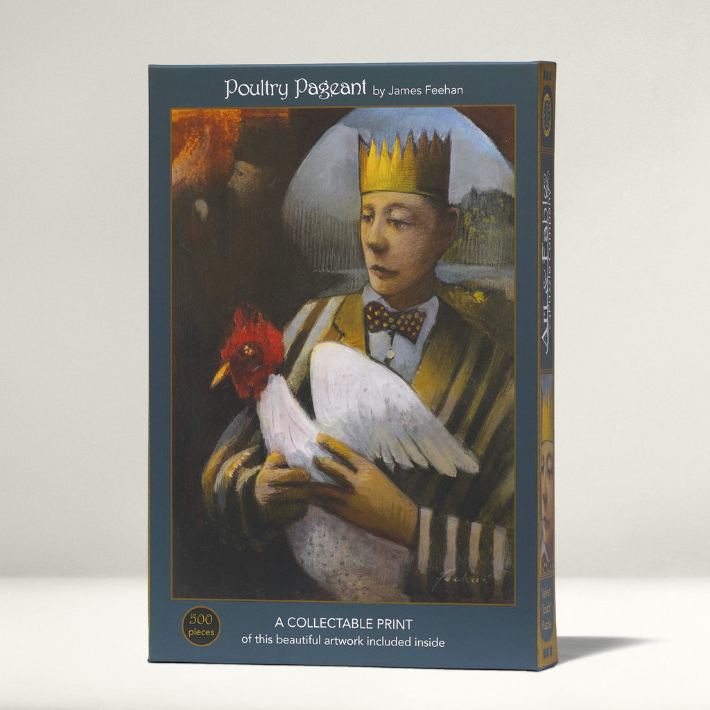 Art & Fable 500 Piece Jigsaw - Poultry Pageant