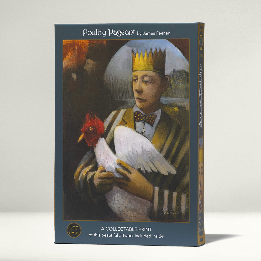 Art & Fable 500 Piece Jigsaw - Poultry Pageant