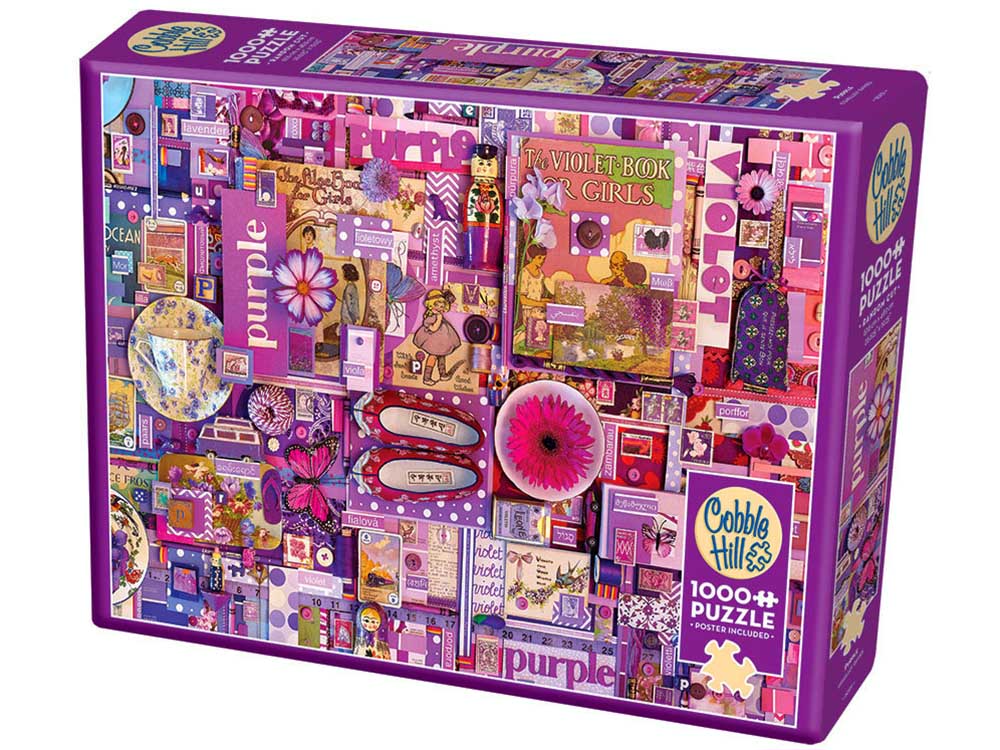 Cobble Hill Rainbow Project 1000 Piece Jigsaw - Purple