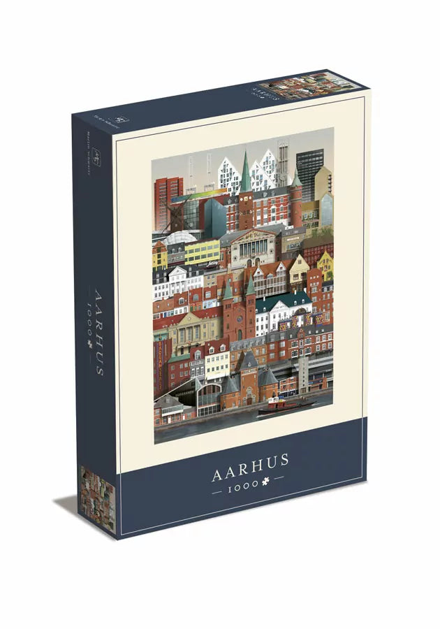 Martin Schwartz Jigsaw Puzzle 1000 Piece - Aarhus