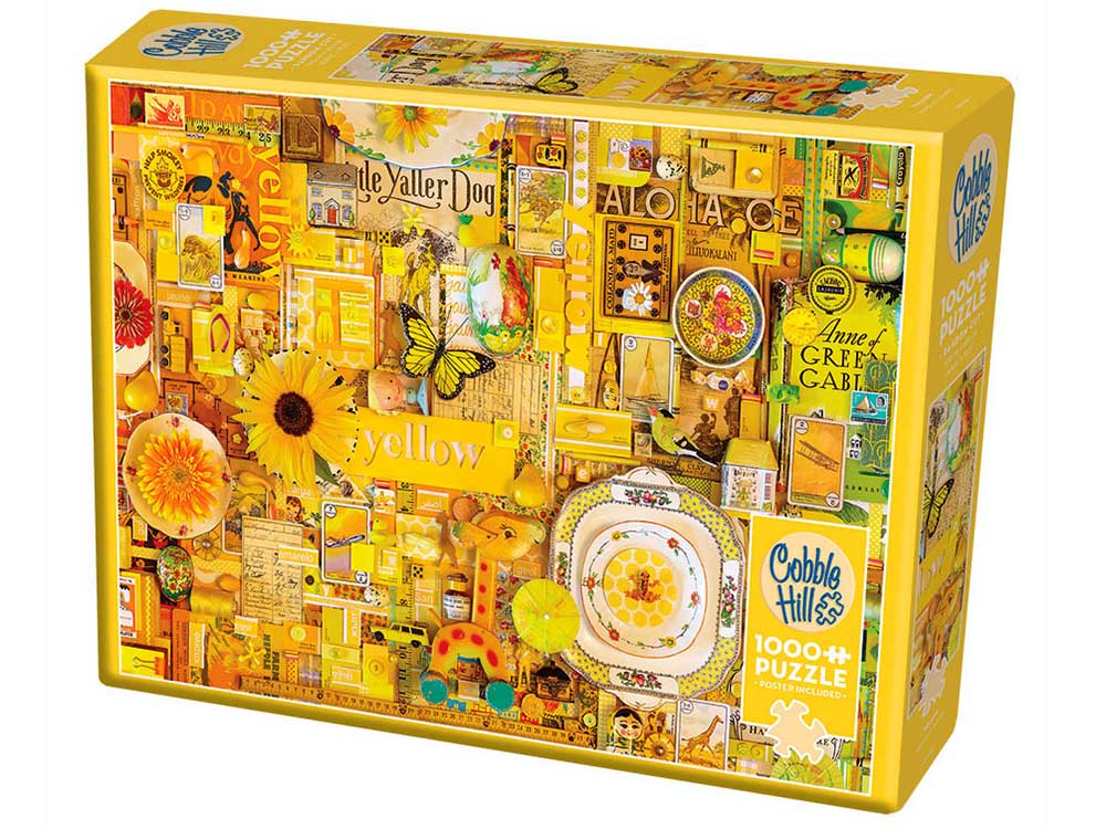 Cobble Hill Rainbow Project 1000 Piece Jigsaw - Yellow