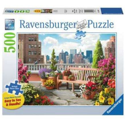 Ravensburger Jigsaw Puzzle 500 Piece Large Format - Rooftop Garden