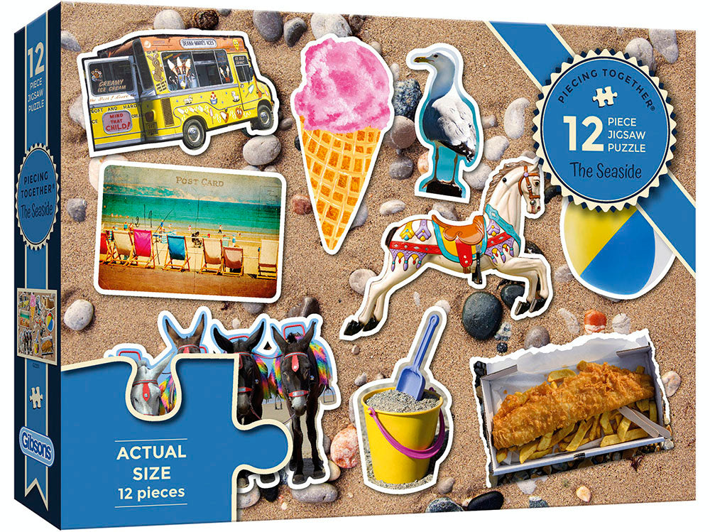 Piecing Together 12 Piece Jigsaw - Seaside