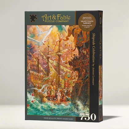 Art & Fable Velvet Touch 750 Piece Jigsaw - Shipside Celebration