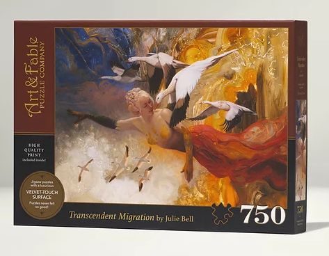 Art & Fable 750 Piece Velvet Touch - Transcendent Migration