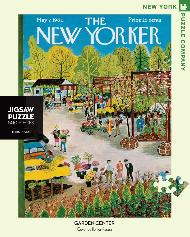 New York Puzzle Company 500 Piece Jigsaw - Garden Centre