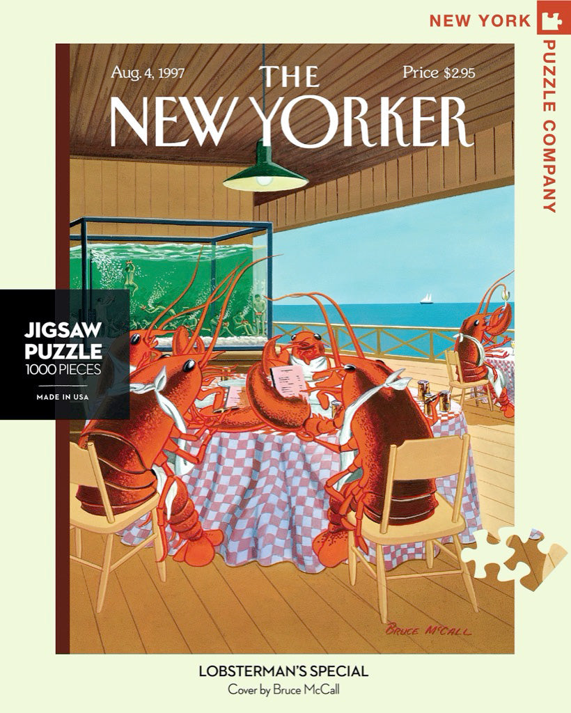 New York Puzzle Company 1000 Piece Jigsaw - Lobstermans Special