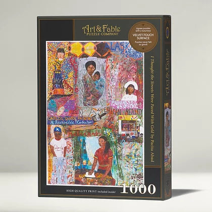 Art & Fable 1000 Piece Velvet Touch - I Thought The Streets Were Paved With Gold