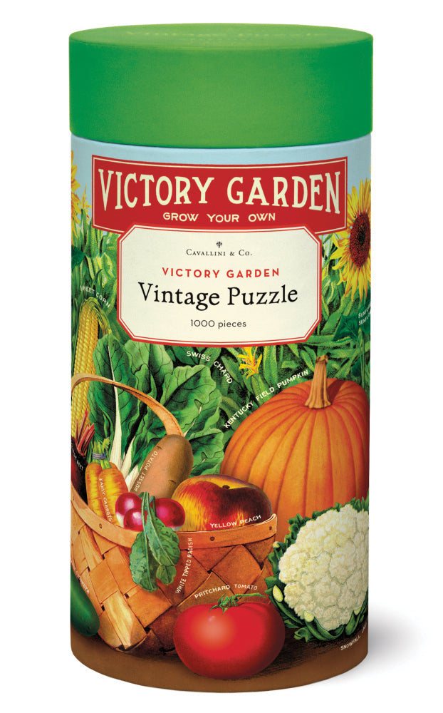 Cavallini & Co 1000 Piece Jigsaw Puzzle - Victory Garden