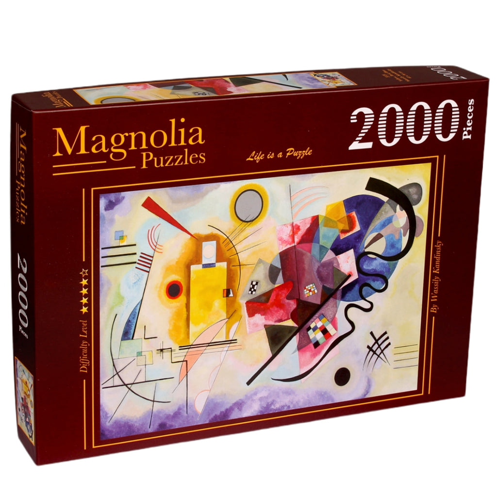 Magnolia 2000 Piece Jigsaw Puzzle - Yellow, Red, Blue