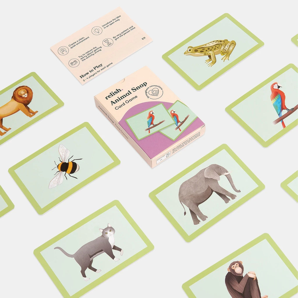 Animal Snap Card Game