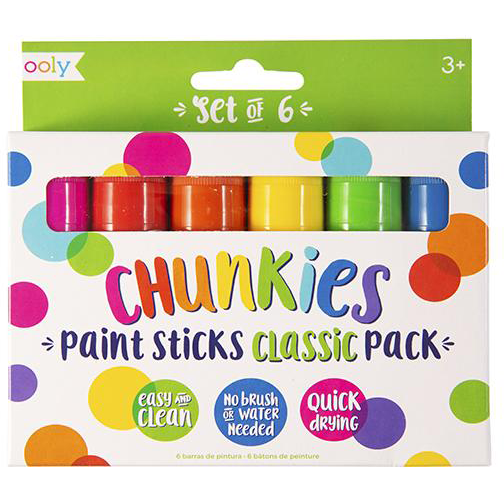 Art  Paint - Chunky Sticks (6  Pk)