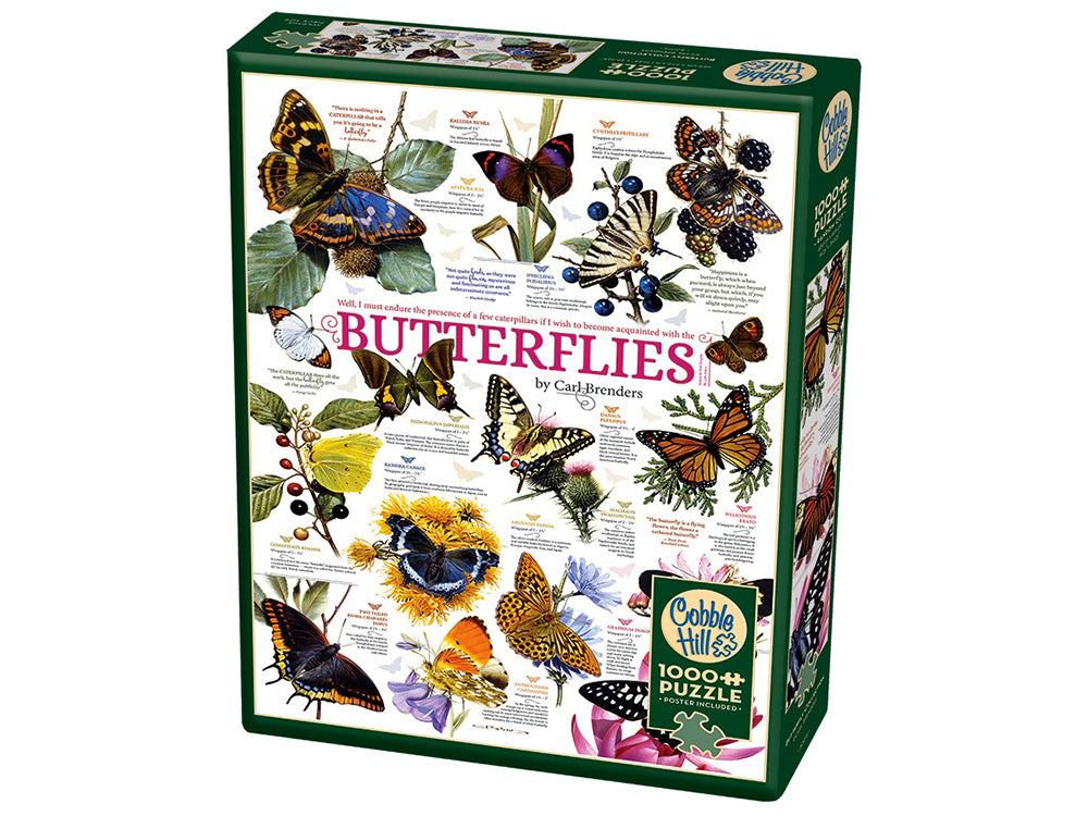 Cobble Hill 1000 Piece Jigsaw - Butterfly Collection