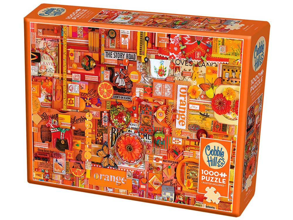 Cobble Hill Rainbow Project 1000 Piece Jigsaw - Orange