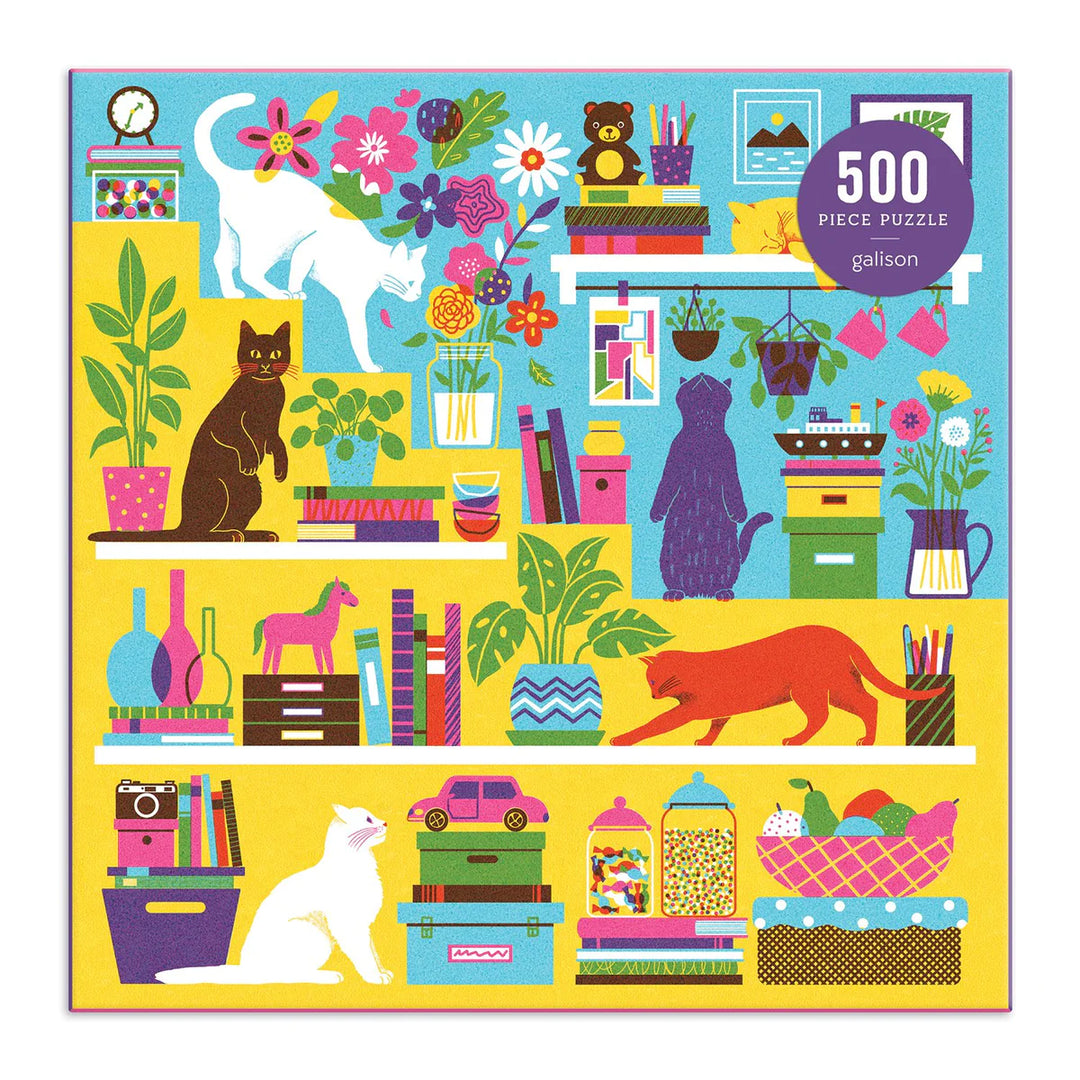 Galison 500 Piece Jigsaw - Curious Cats