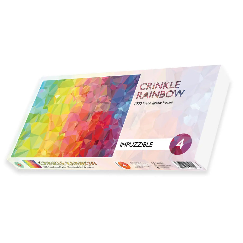 Impuzzible 1000 Piece Jigsaw- Crinkle Rainbow