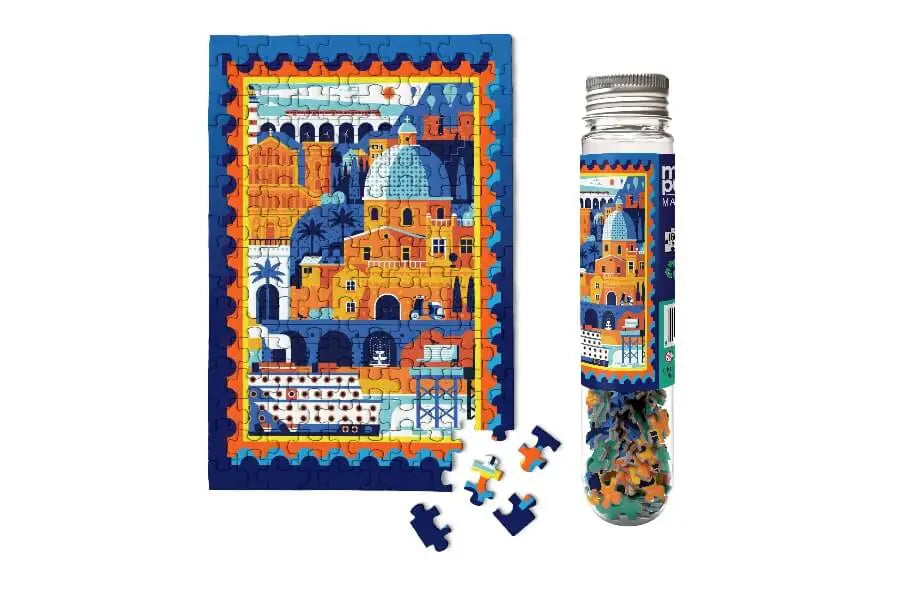 Micro Puzzles Mini 150 piece Jigsaw Puzzle- Mediterranean Vacation