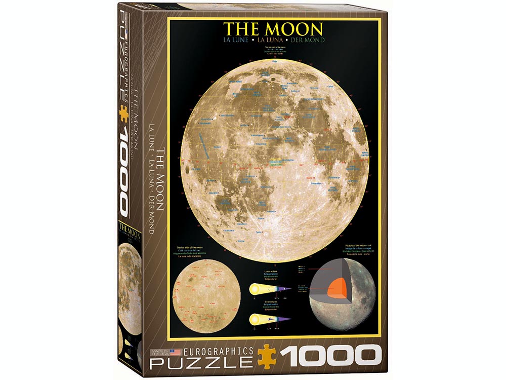 Eurographics 1000 Piece Jigsaw - The Moon