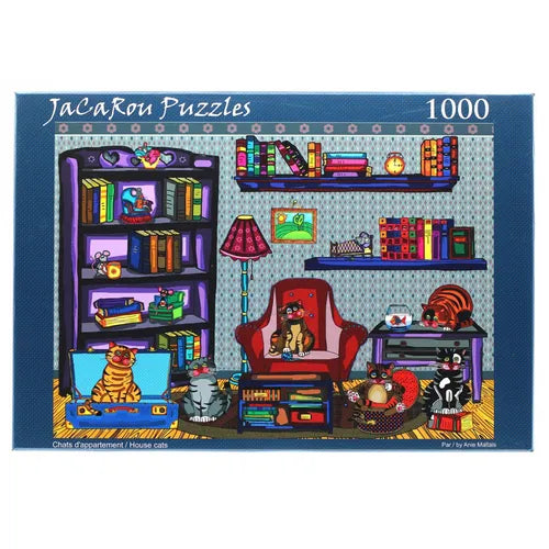 JaCaRou 1000 Piece House Cats
