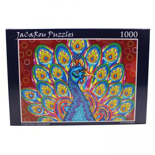 JaCaRou 1000 Piece Royal Peacock