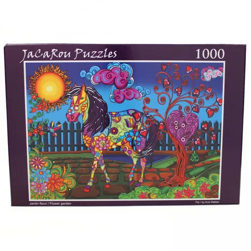 JaCaRou 1000 Piece Flower Garden