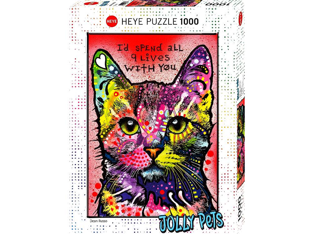 Heye 1000 Piece Jigsaw - Jolly Pets 9 Lives