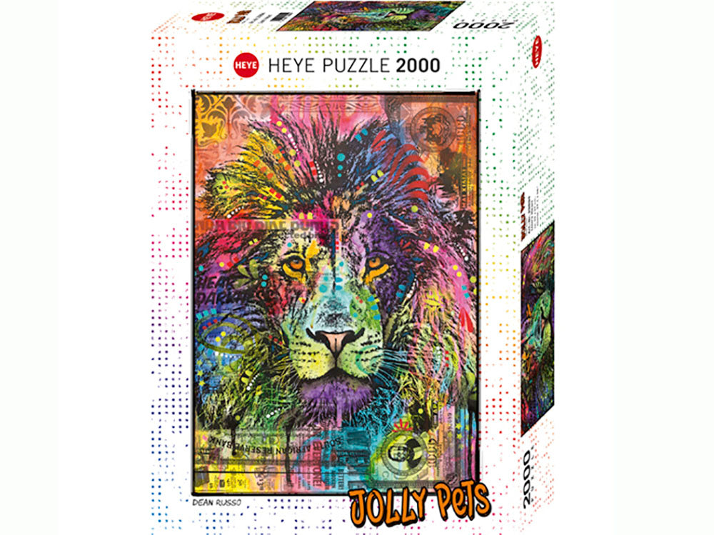 Heye 2000 Piece Jigsaw - Jolly Pets Lion's Heart