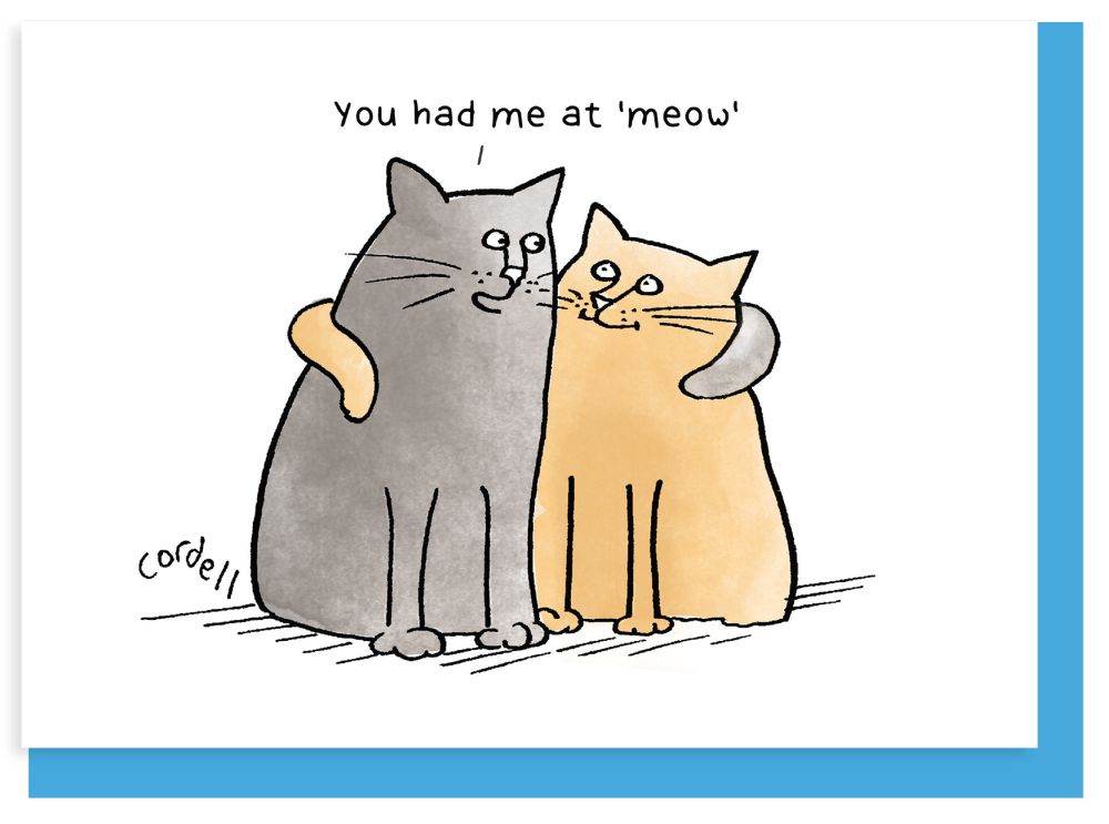 Greeting Card New Yorker - You Had Me at Meow